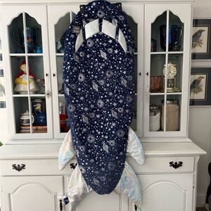 Space-Themed Starry Sleeping Bag Blanket